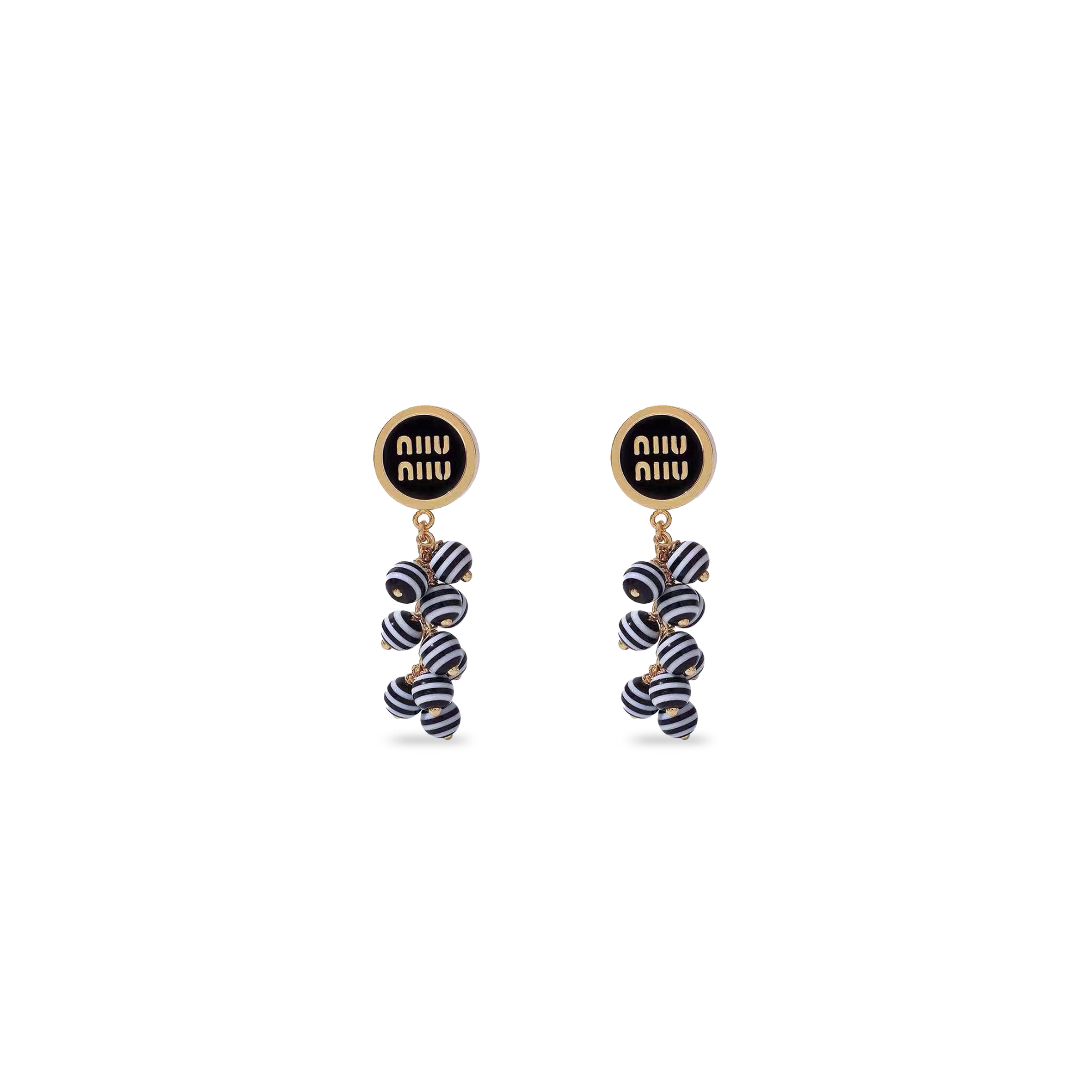 MIU MIU BEADED EARRINGS